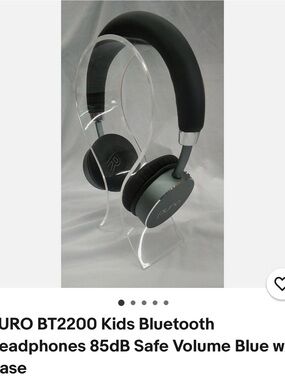 Pur BT2200 Kids Bluetooth On-Ear Headphones - Black